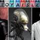 Bandai's S.H. Figuarts The Batman Batman, Good Smile Company's Nendoroid Alien Big Chap, and Hasbro's Marvel Legends Moon Knight Mr. Knight.